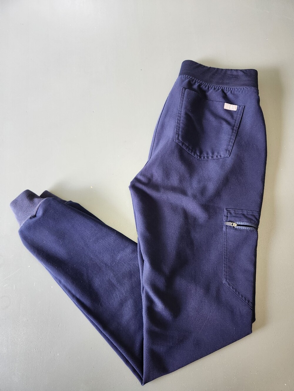 Figs Women's Zamora Joggers Navy Blue XS Tall Drawstring Medical Pull On